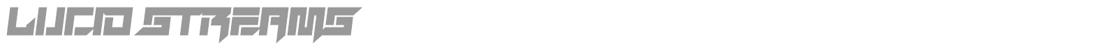 Lucid Streams font preview